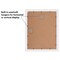 Americanflat Picture Frame with Mat - Photo Frame for Wall Display - Shatter Resistant Glass - Adjustable Hanging Hardware - Includes Easel